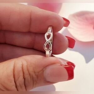 Sterling Silver Infinity Ring Womens Jewelry